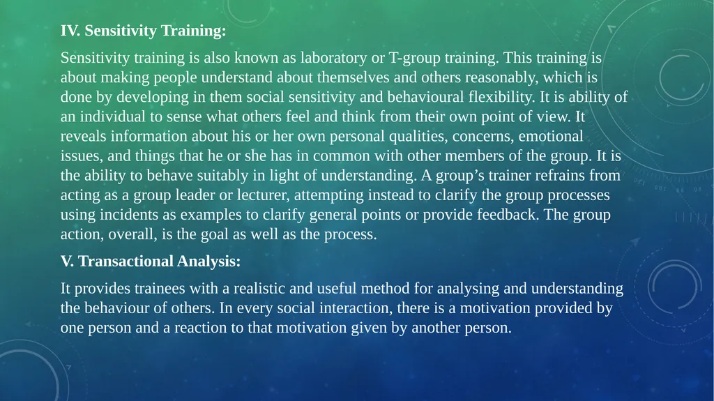 Human resource management training M. ABDUL - slide 16 of 16