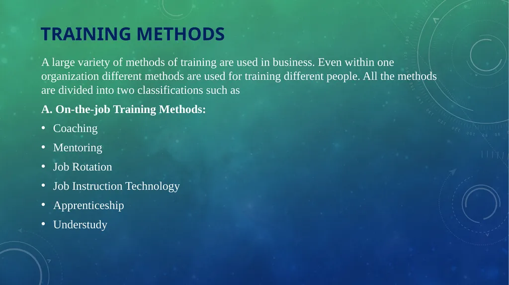 Human resource management training M. ABDUL - slide 7 of 16