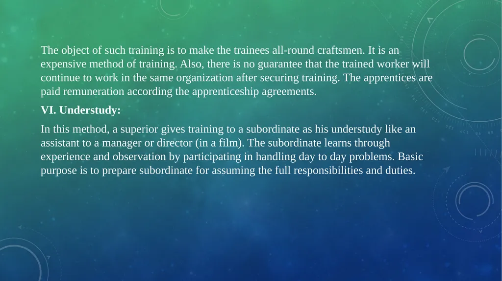Human resource management training M. ABDUL - slide 11 of 16