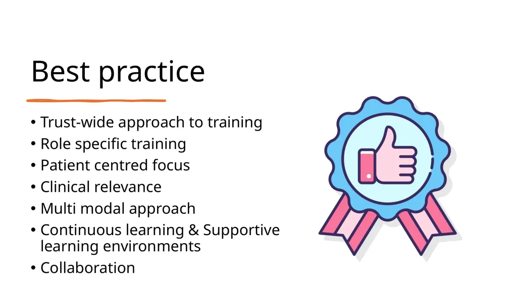 Developing a training plan for Tobacco Dependence - slide 7 of 8