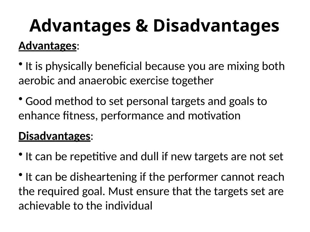TRAINING METHOD TRAINING METHOD: Circuit Training - slide 13 of 24