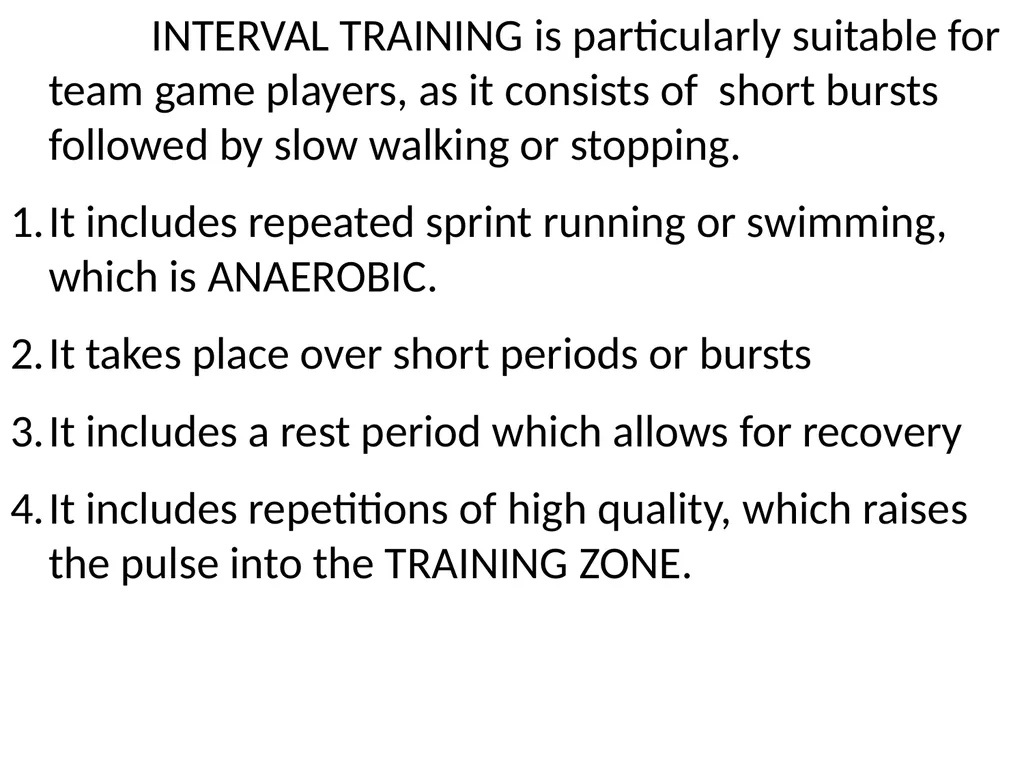 TRAINING METHOD TRAINING METHOD: Circuit Training - slide 10 of 24