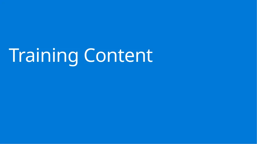 OneDrive Training Plan Template Audiences: - slide 10 of 14
