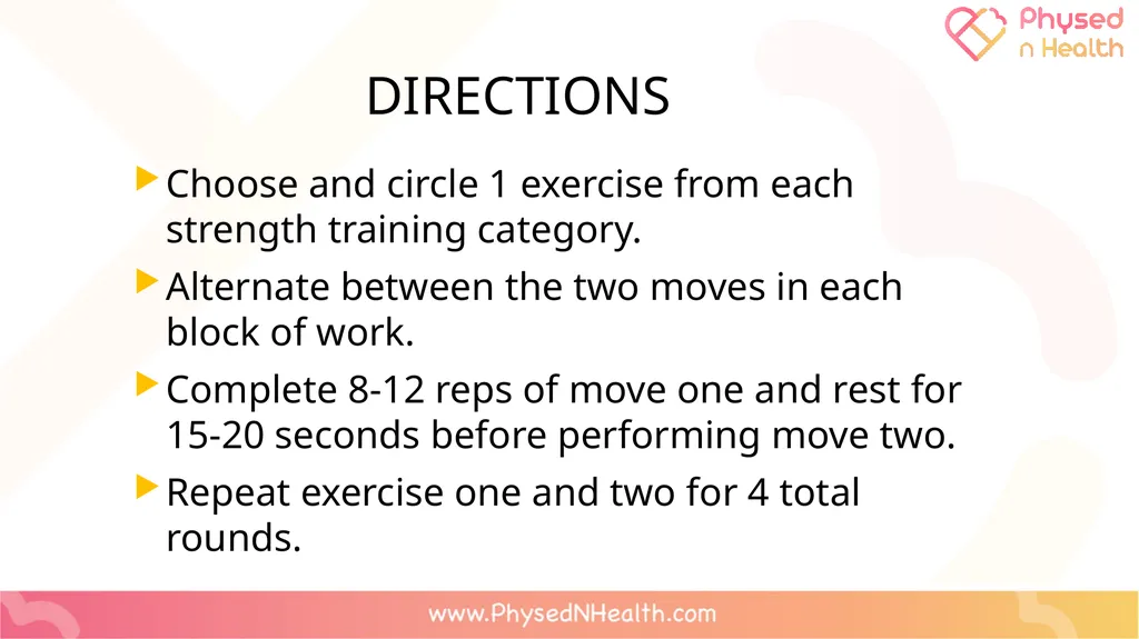 PERSONAL STRENGTH TRAINING PLAN LEQ: Can I apply - slide 26 of 34