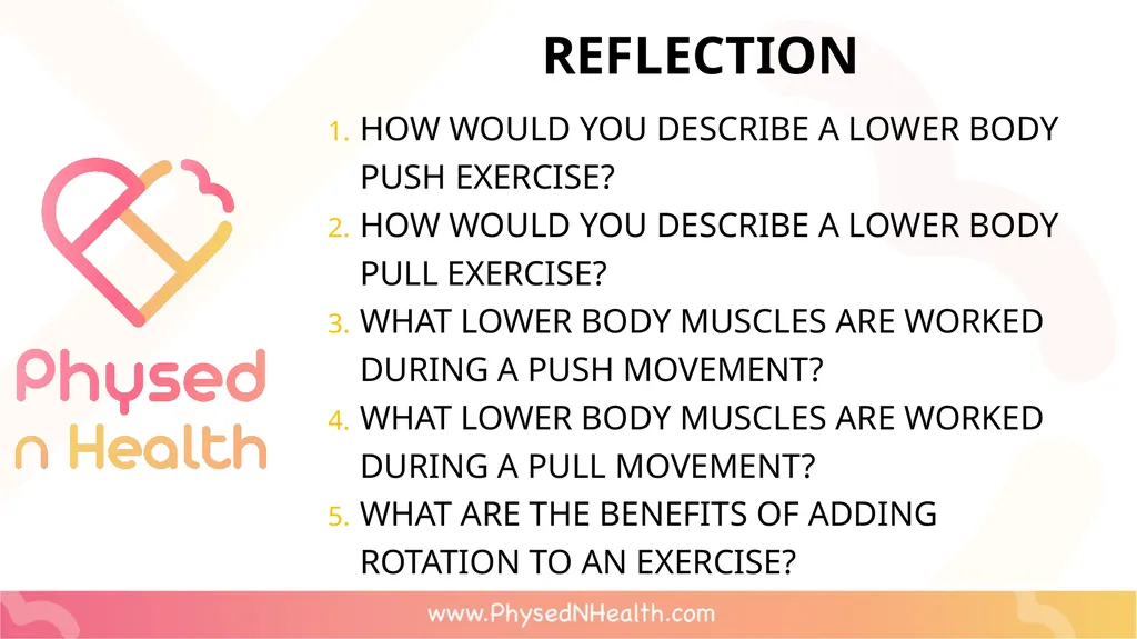 PERSONAL STRENGTH TRAINING PLAN LEQ: Can I apply - slide 23 of 34