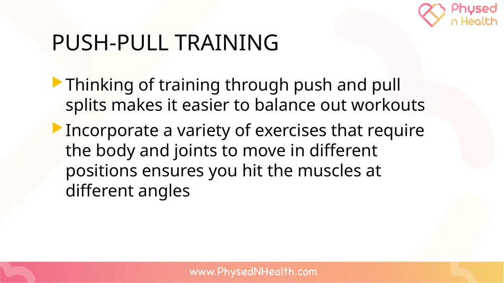PERSONAL STRENGTH TRAINING PLAN LEQ: Can I apply - slide 18 of 34
