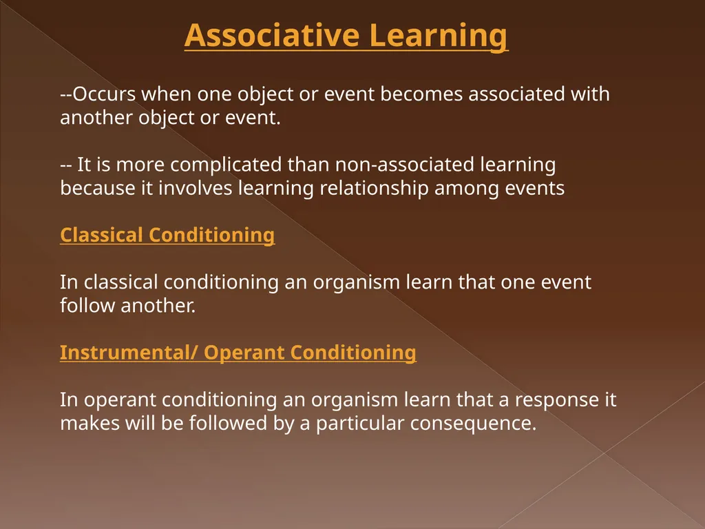 Classical Conditioning Learning Learning is a key - slide 7 of 30