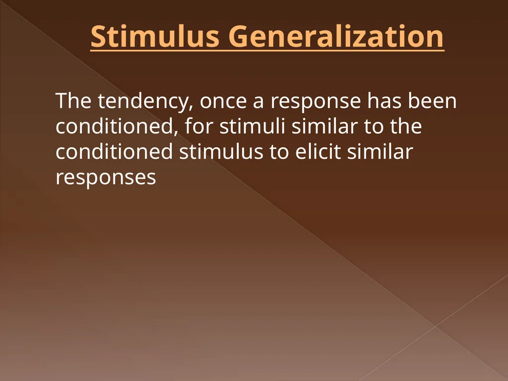 Classical Conditioning Learning Learning is a key - slide 21 of 30