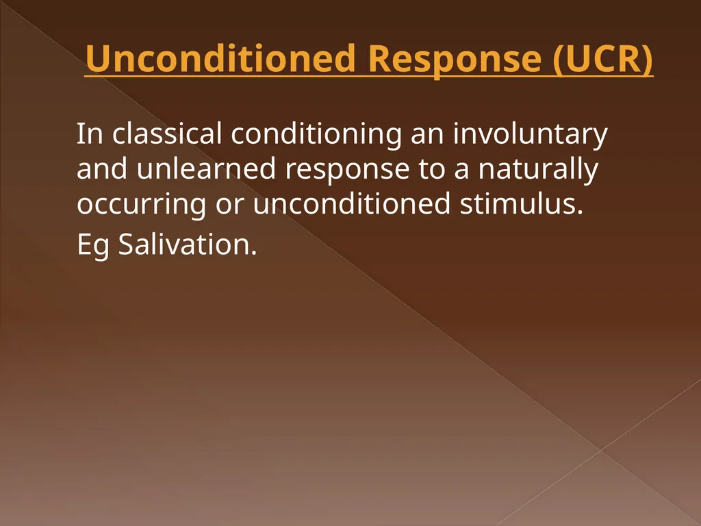 Classical Conditioning Learning Learning is a key - slide 16 of 30