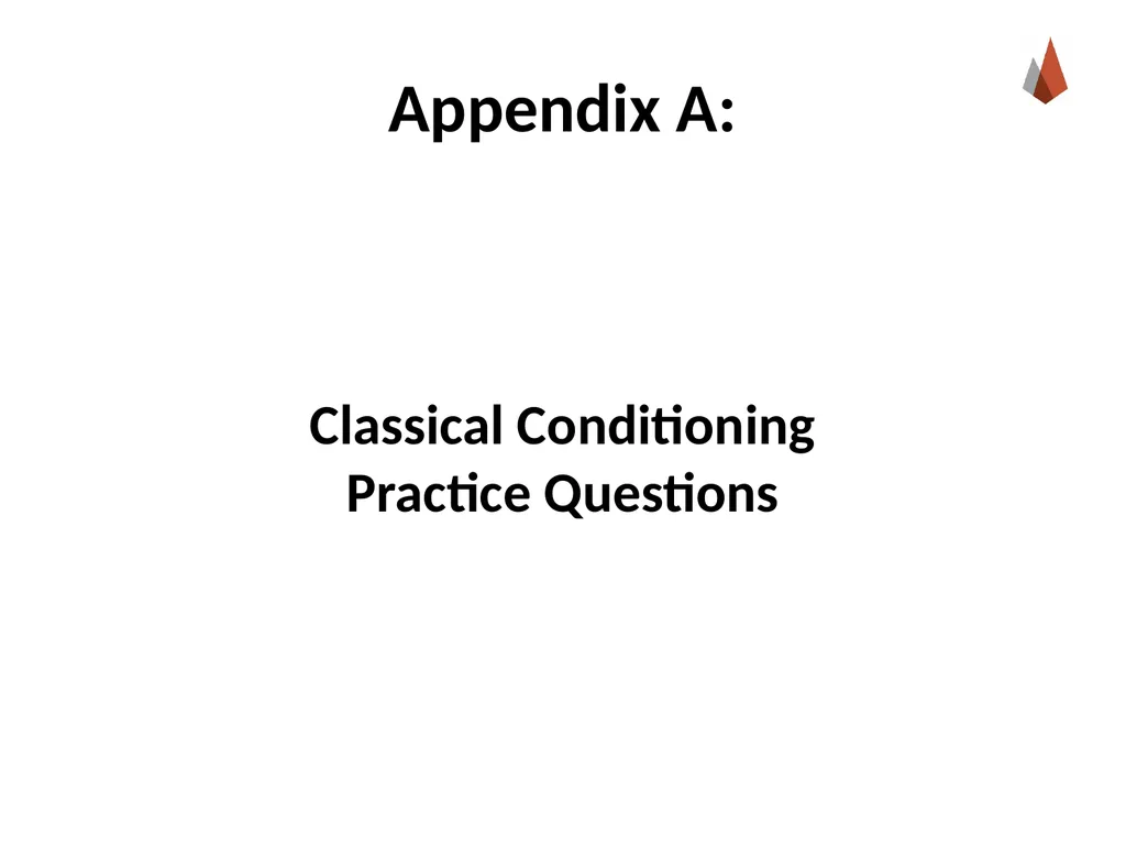 Conditioning and Learning [Professor Name] [Class - slide 33 of 42