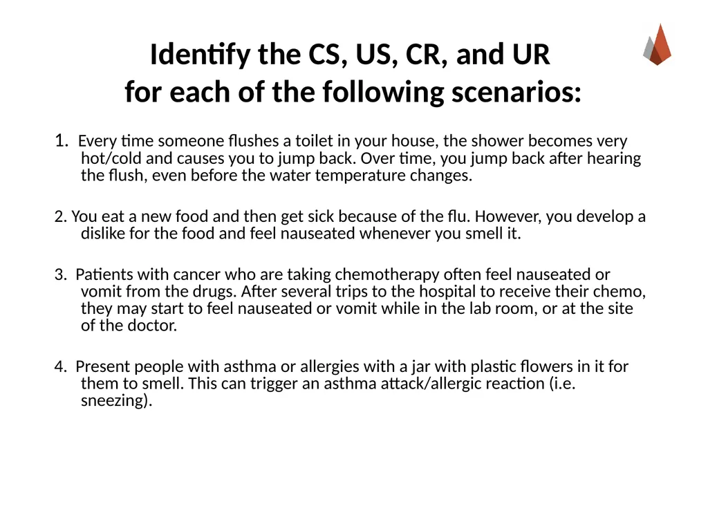 Conditioning and Learning [Professor Name] [Class - slide 34 of 42