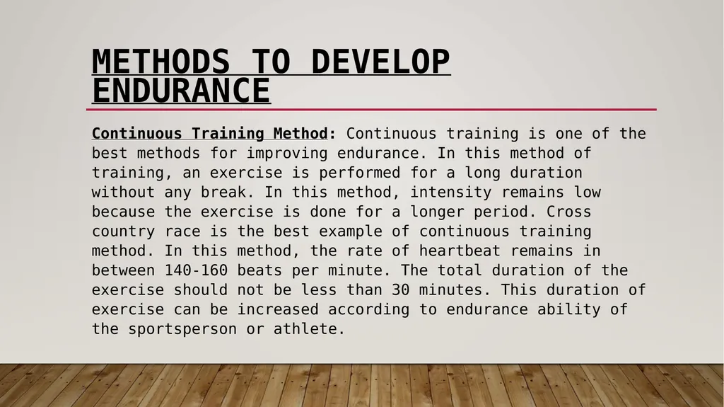 Endurance endurance Endurance is the ability to - slide 8 of 9