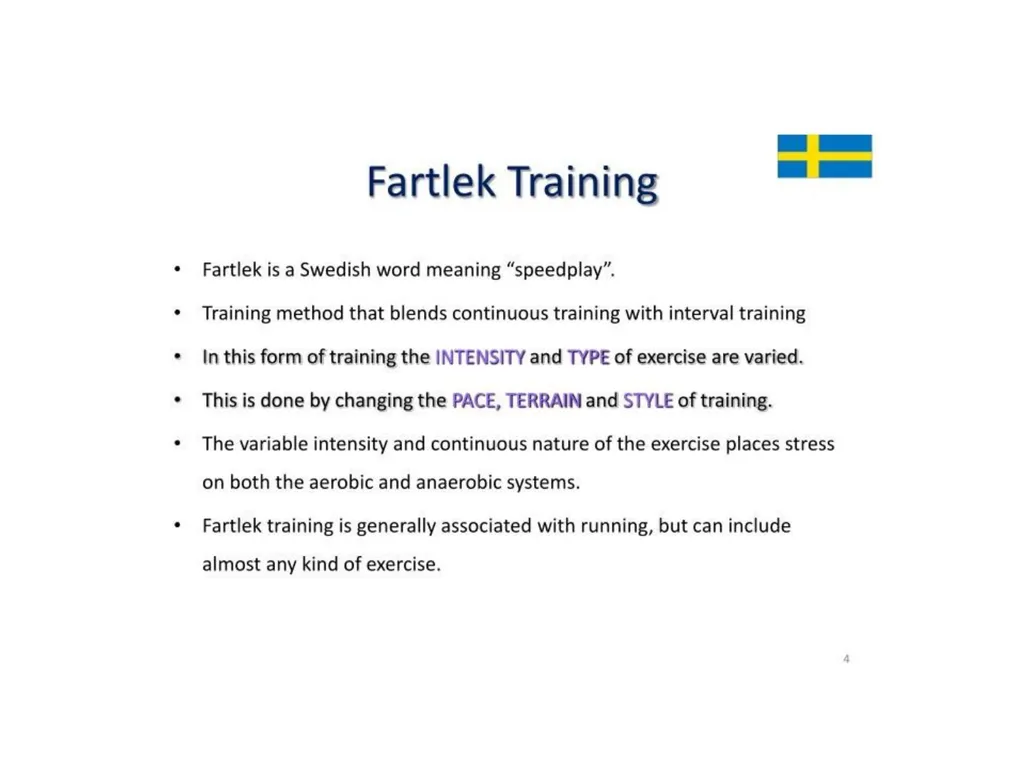 Fartlek Training Dr. Sravan Kumar Yadav Assistant - slide 3 of 10