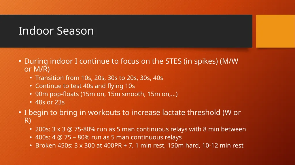 400m and 4x400m Training How to create an - slide 23 of 34