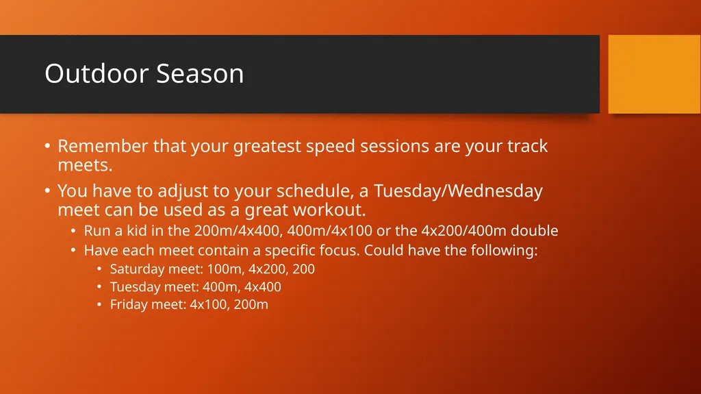 400m and 4x400m Training How to create an - slide 30 of 34