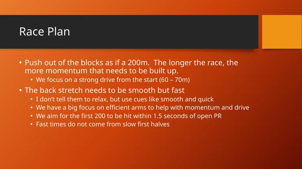 400m and 4x400m Training How to create an - slide 26 of 34