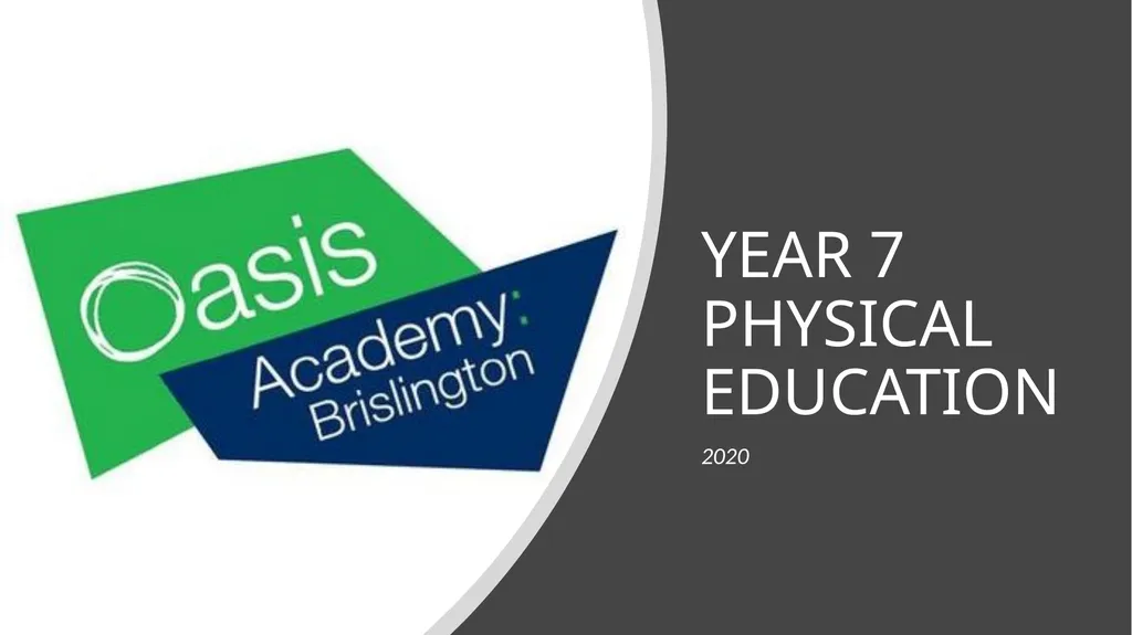 YEAR 7 PHYSICAL EDUCATION 2020 Overview Welcome to - slide 1 of 5