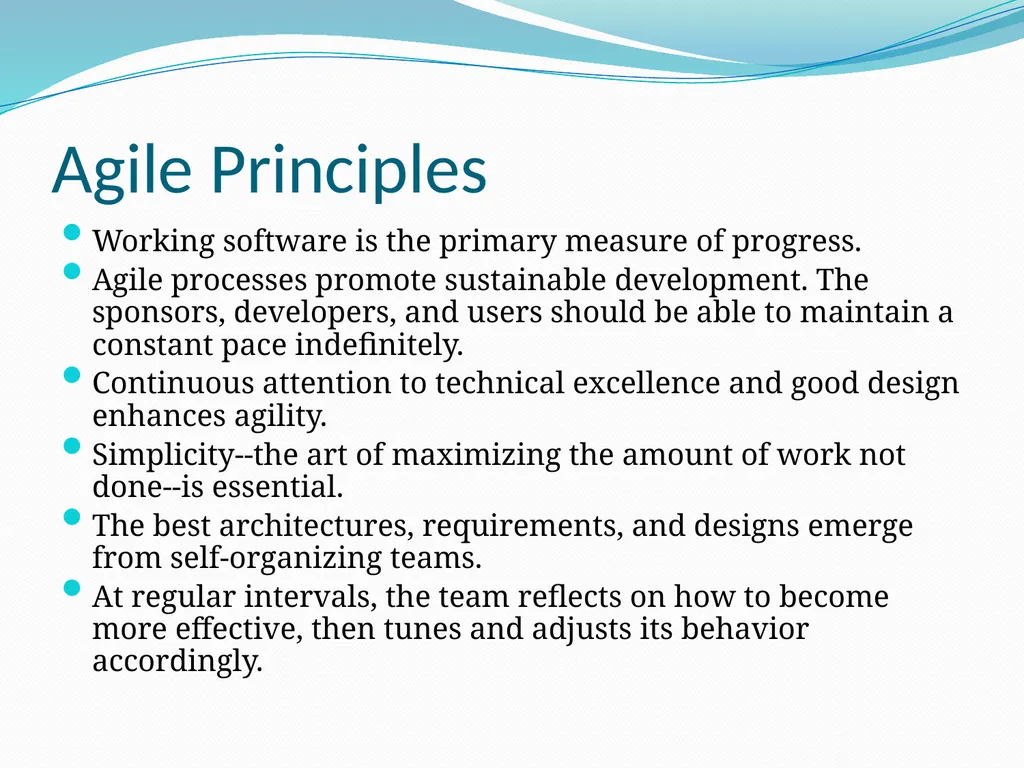 Measuring Agility How Agile Are You? Larry Apke - slide 9 of 12