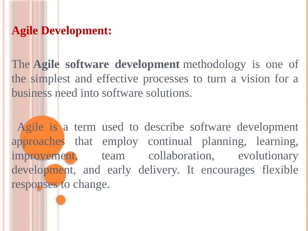 JIT1002 AGILE METHODOLOGIES JIT1002 AGILE - slide 30 of 33