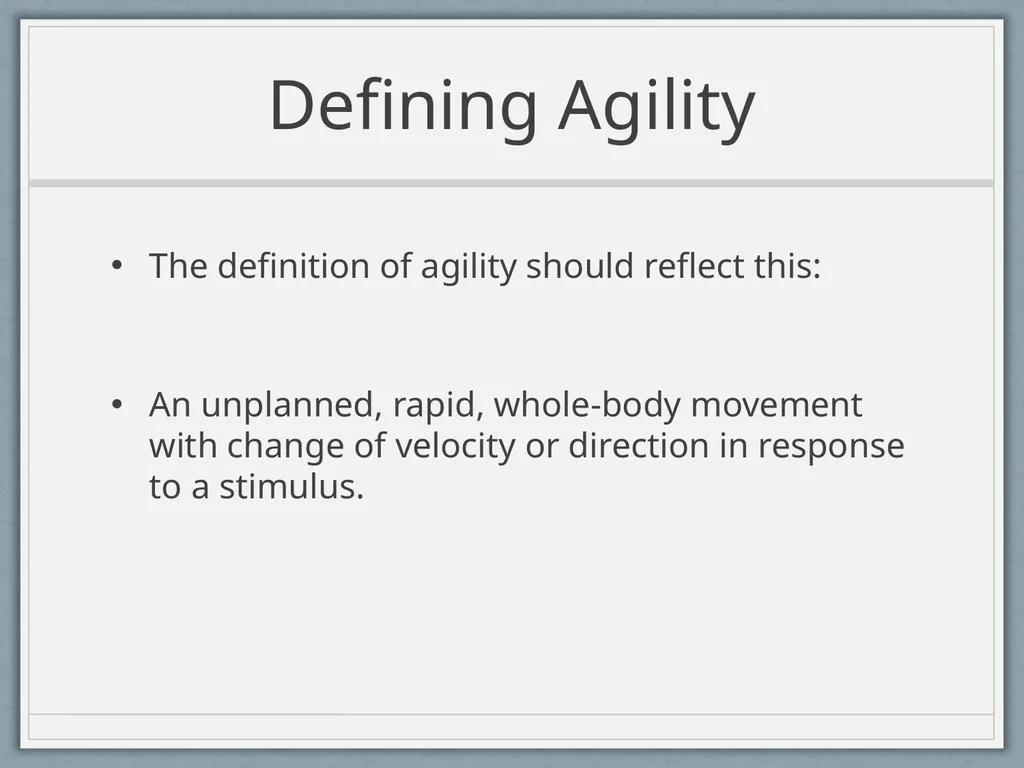 Reactive Agility Staying One Step Ahead of the - slide 3 of 19