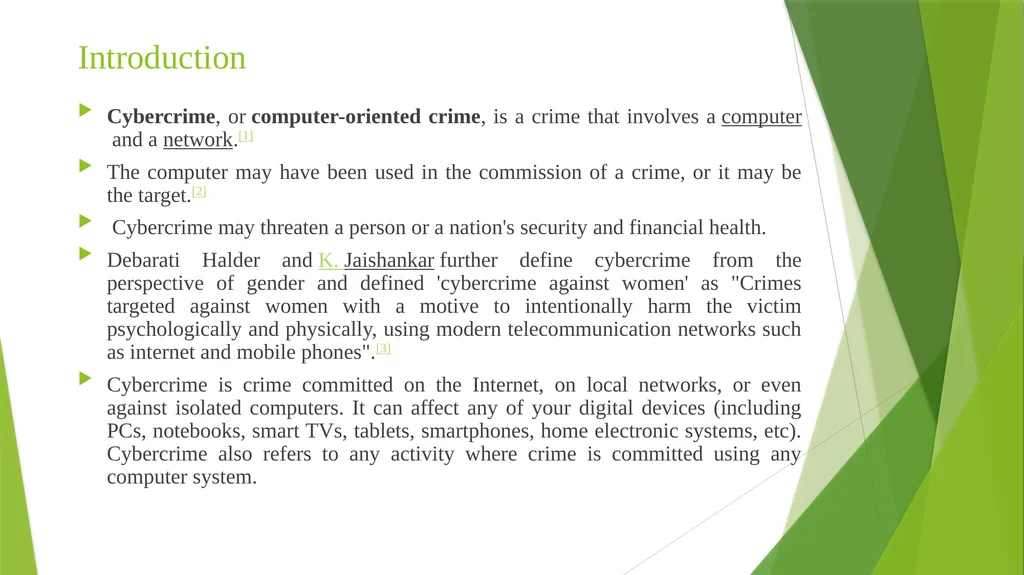 Topic : Cybercrime Ravinder Kumar Mehra AP-CSE - slide 2 of 18