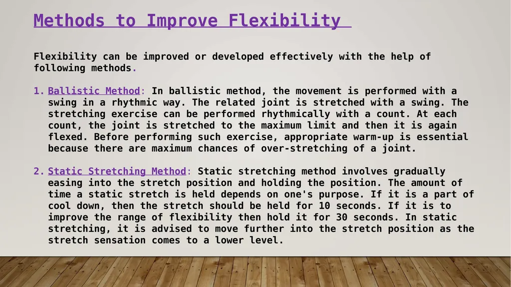 Flexibility Flexibility It is the ability of - slide 5 of 8