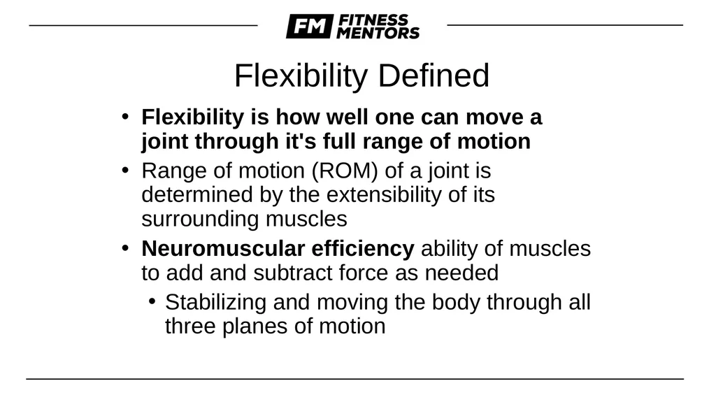 Chapter 7 Incorporating Flexibility into your - slide 3 of 18