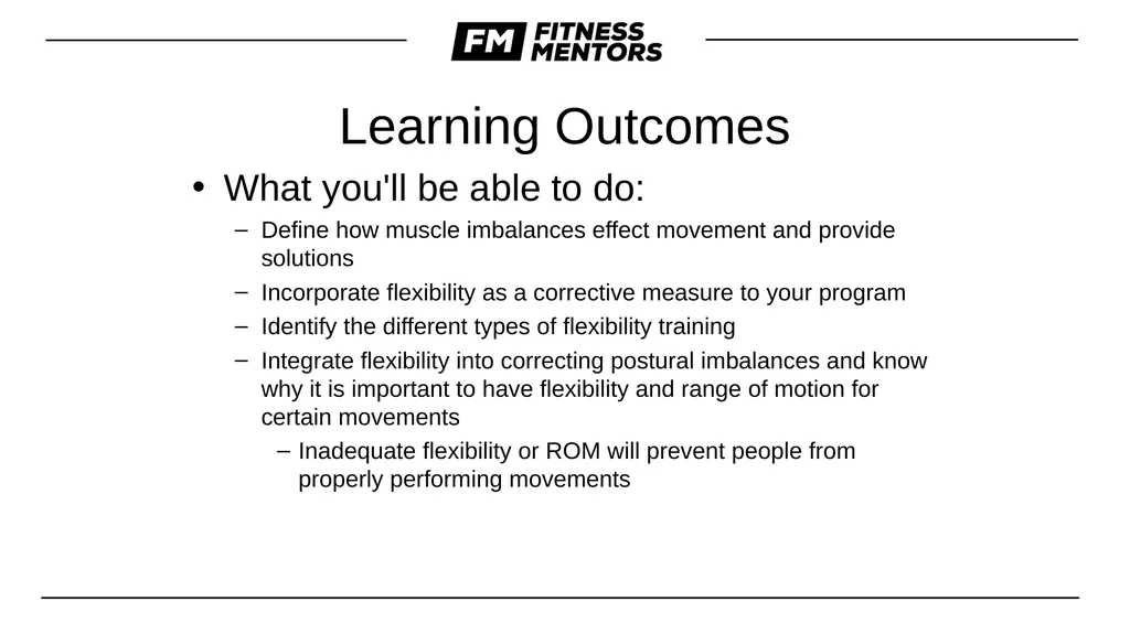Chapter 7 Incorporating Flexibility into your - slide 2 of 18