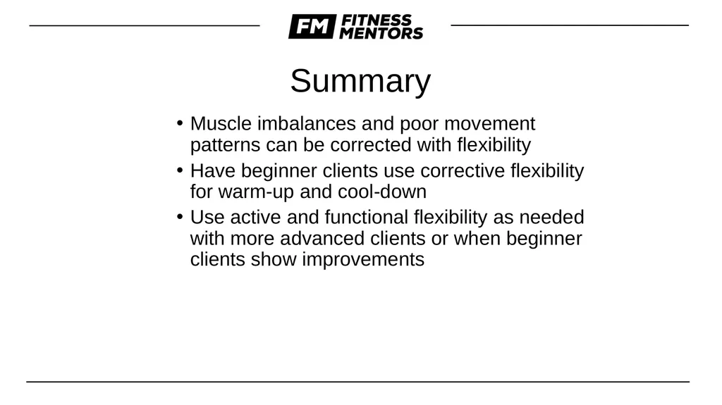 Chapter 7 Incorporating Flexibility into your - slide 18 of 18