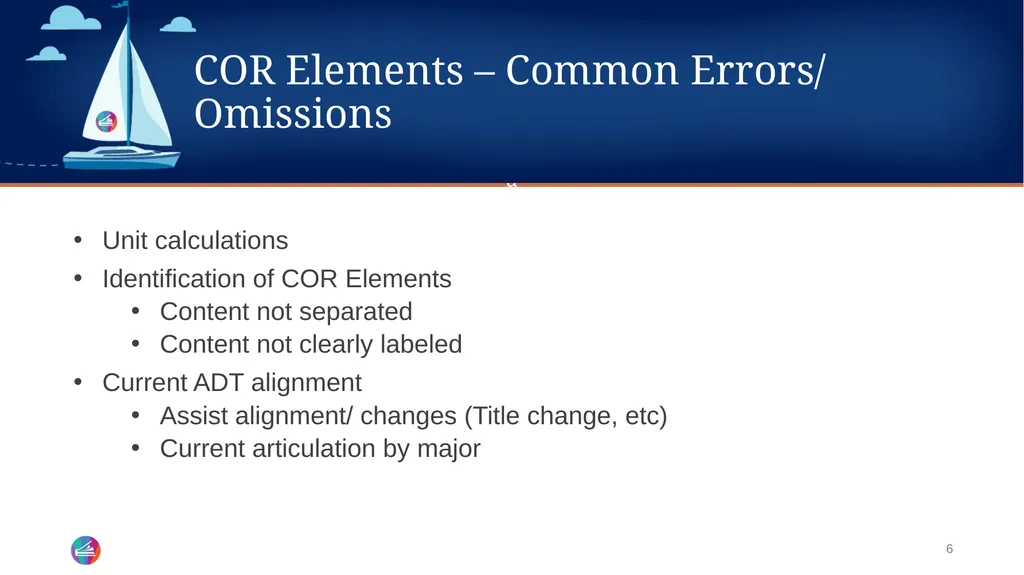 Balancing Flexibility and Compliance in the COR - slide 6 of 17