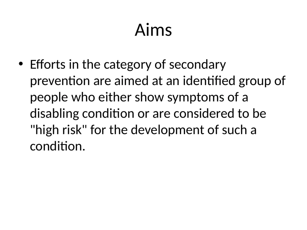 Disability Prevention Dr Digvijay Sharma School of - slide 12 of 21