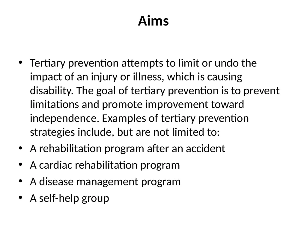 Disability Prevention Dr Digvijay Sharma School of - slide 15 of 21