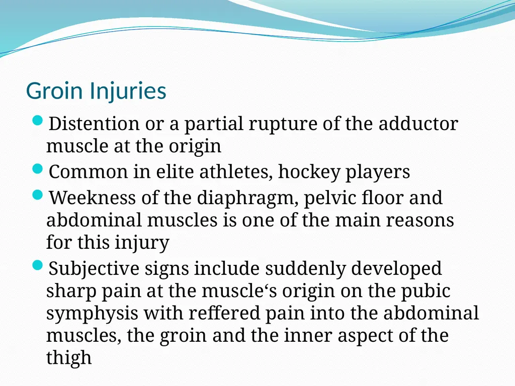 Physical Therapy After Upper Leg Injuries Mgr. - slide 3 of 60