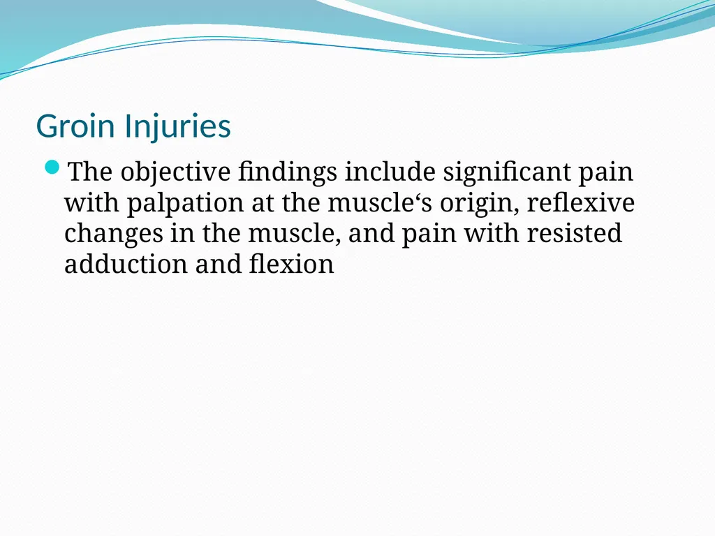 Physical Therapy After Upper Leg Injuries Mgr. - slide 4 of 60