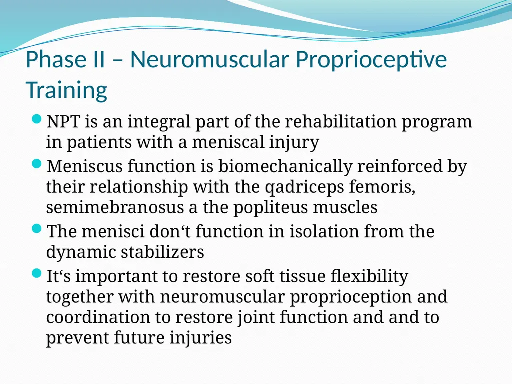 Physical Therapy After Upper Leg Injuries Mgr. - slide 37 of 60