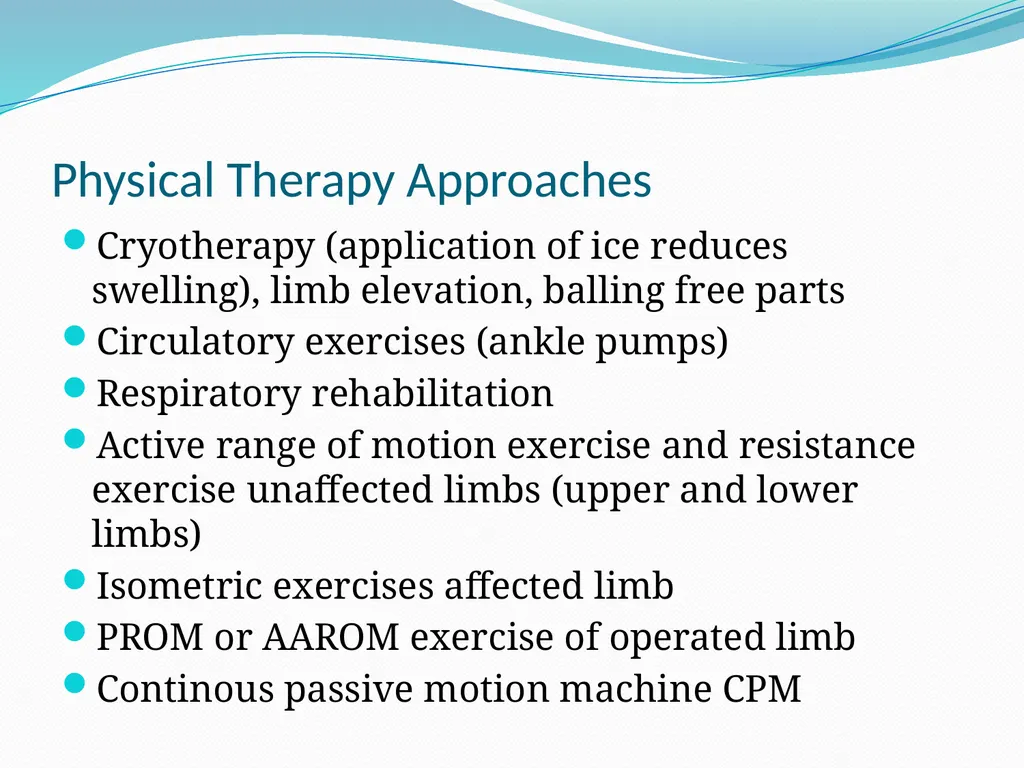 Physical Therapy After Upper Leg Injuries Mgr. - slide 16 of 60