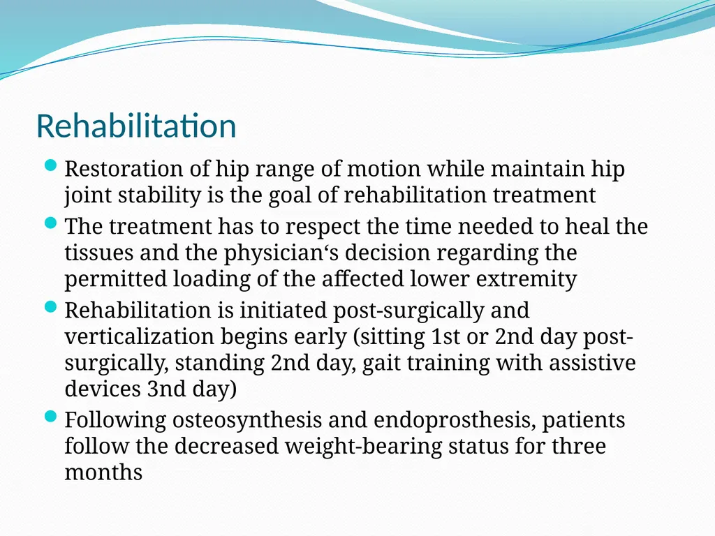 Physical Therapy After Upper Leg Injuries Mgr. - slide 14 of 60