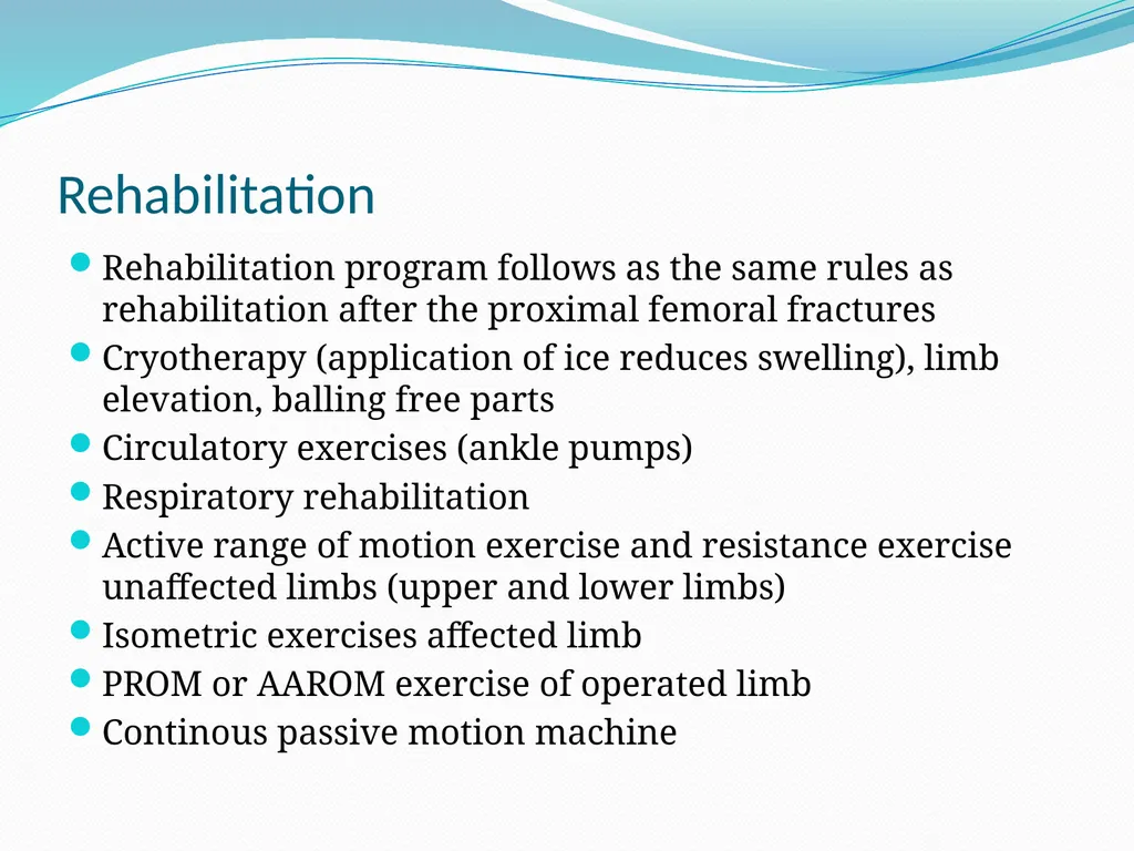 Physical Therapy After Upper Leg Injuries Mgr. - slide 29 of 60