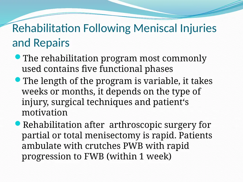 Physical Therapy After Upper Leg Injuries Mgr. - slide 33 of 60