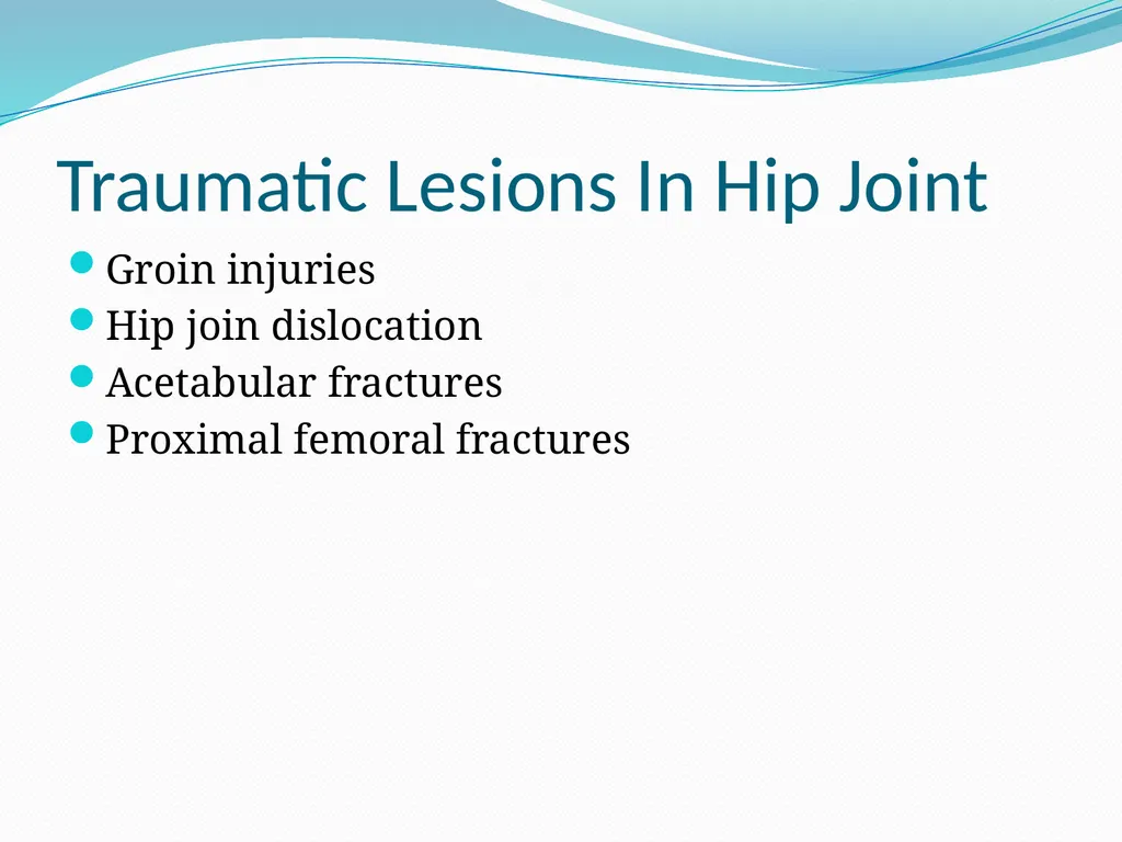 Physical Therapy After Upper Leg Injuries Mgr. - slide 2 of 60