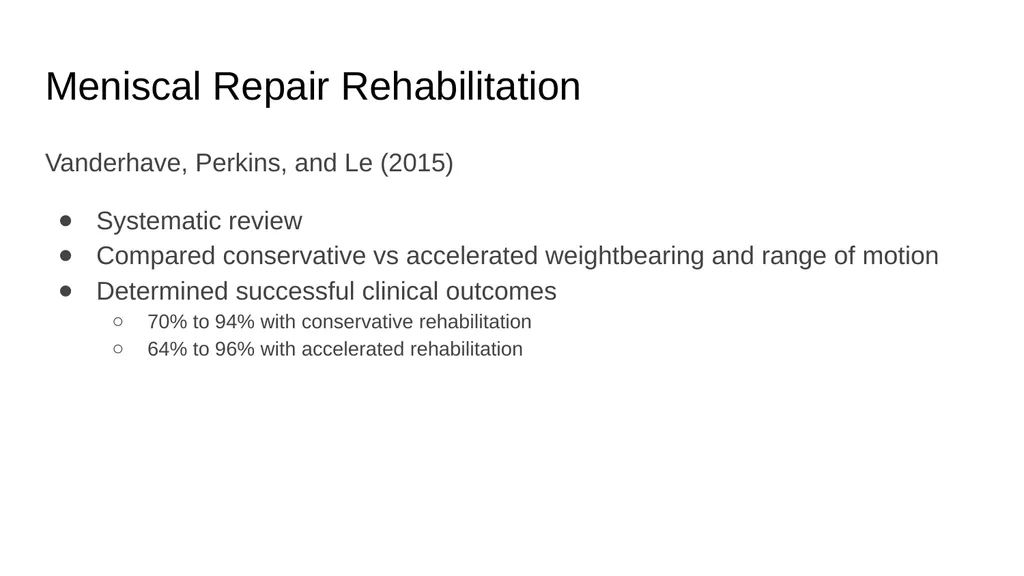 The Meniscus: Injuries, Management and - slide 34 of 74