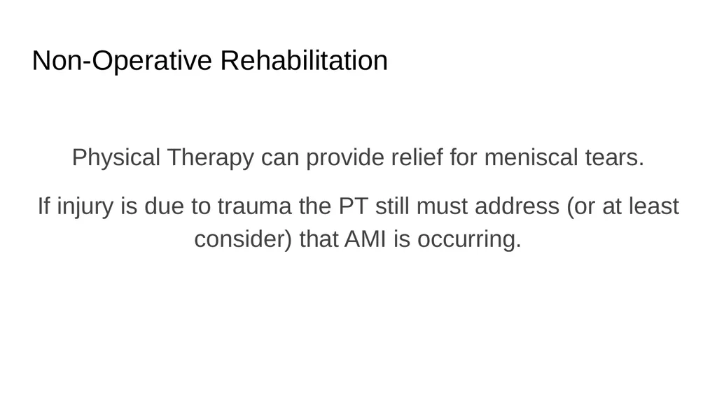 The Meniscus: Injuries, Management and - slide 63 of 74