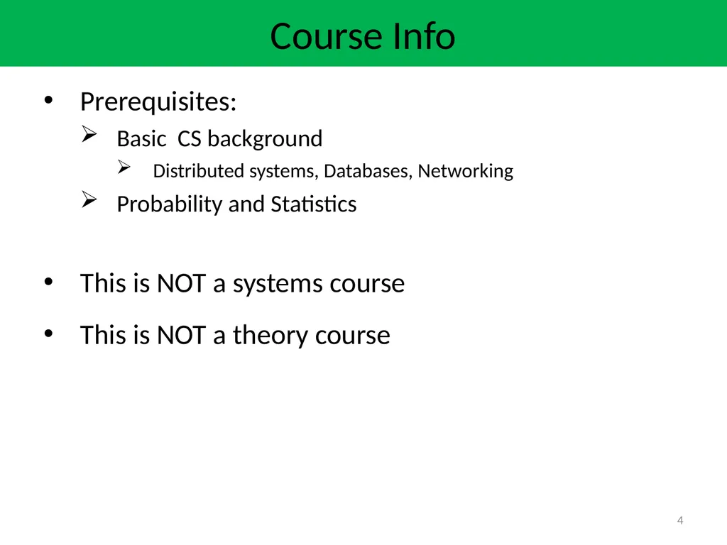 CSE 531: Performance Analysis of Systems Lecture - slide 4 of 25