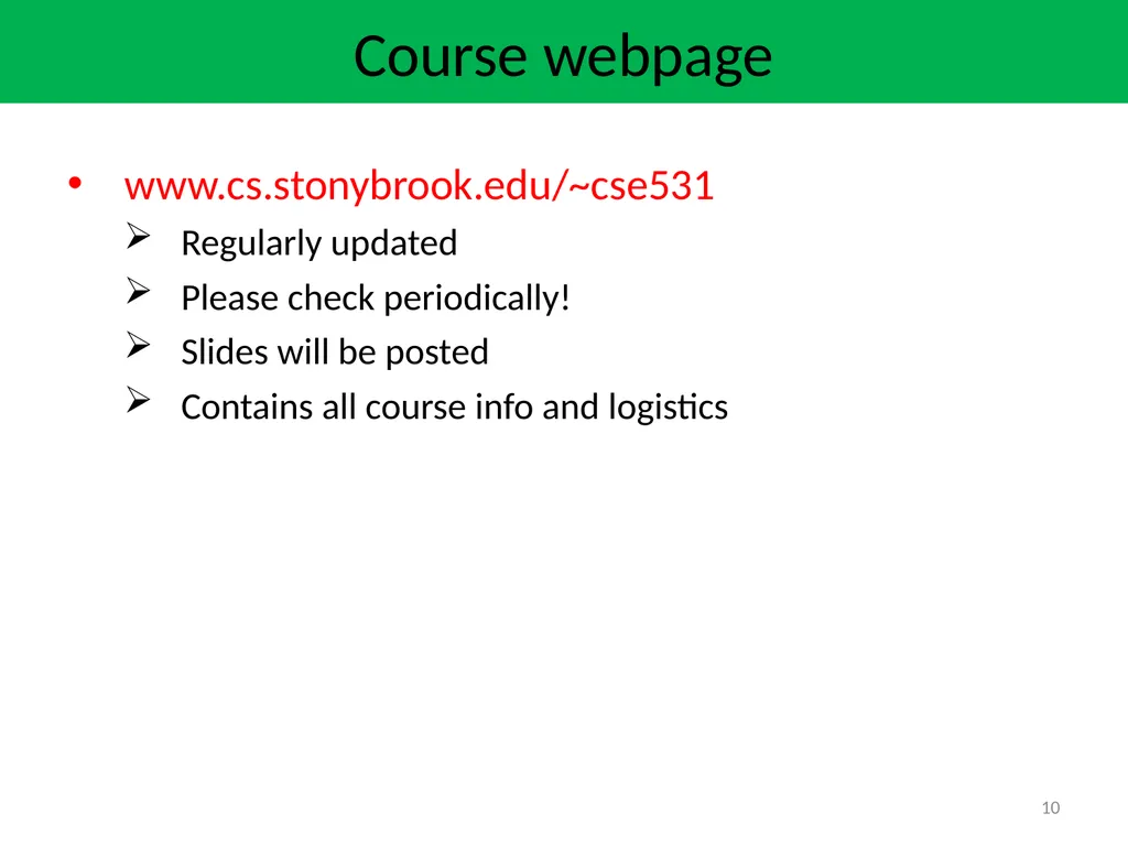 CSE 531: Performance Analysis of Systems Lecture - slide 10 of 25