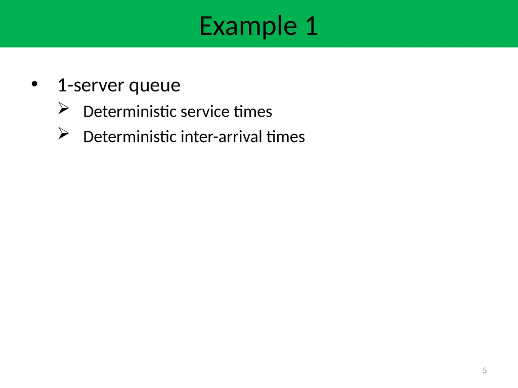CSE 531: Performance Analysis of Systems Lecture - slide 5 of 25