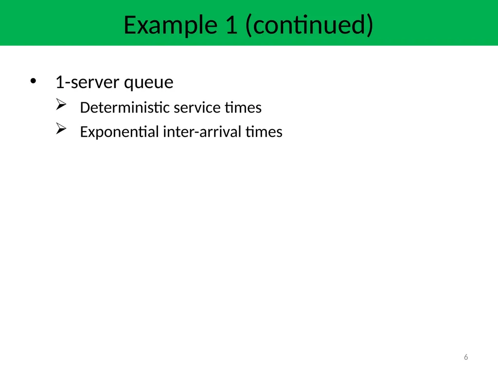 CSE 531: Performance Analysis of Systems Lecture - slide 6 of 25