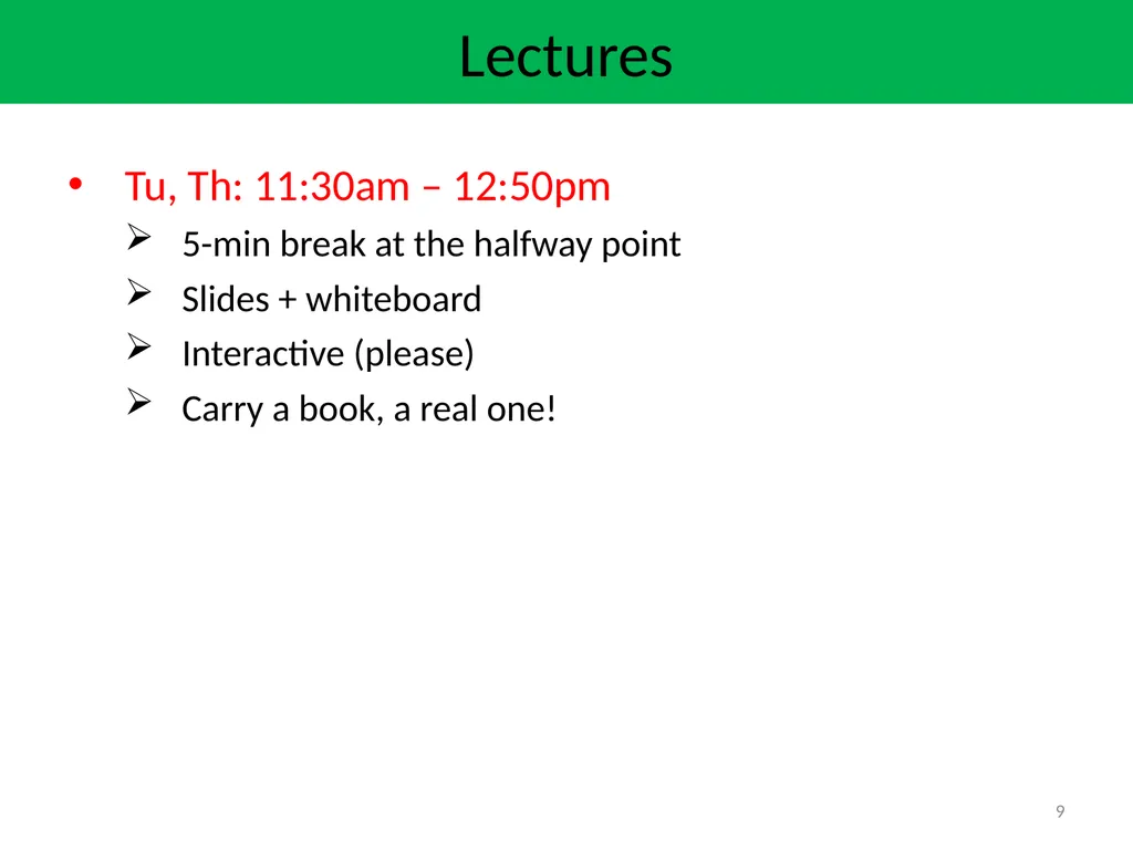 CSE 531: Performance Analysis of Systems Lecture - slide 9 of 25