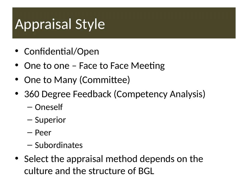 Awareness on Performance Management System and - slide 19 of 45