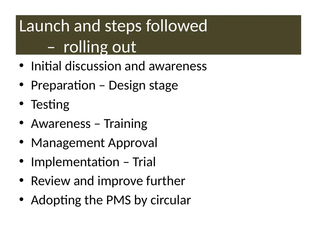 Awareness on Performance Management System and - slide 43 of 45