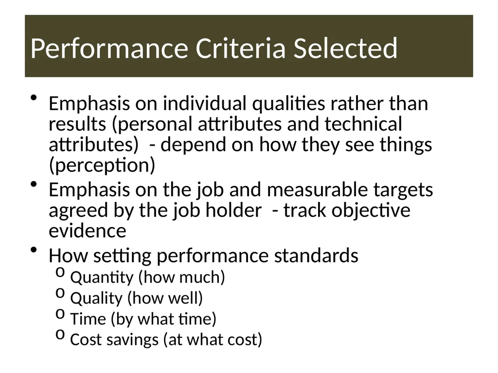 Awareness on Performance Management System and - slide 21 of 45